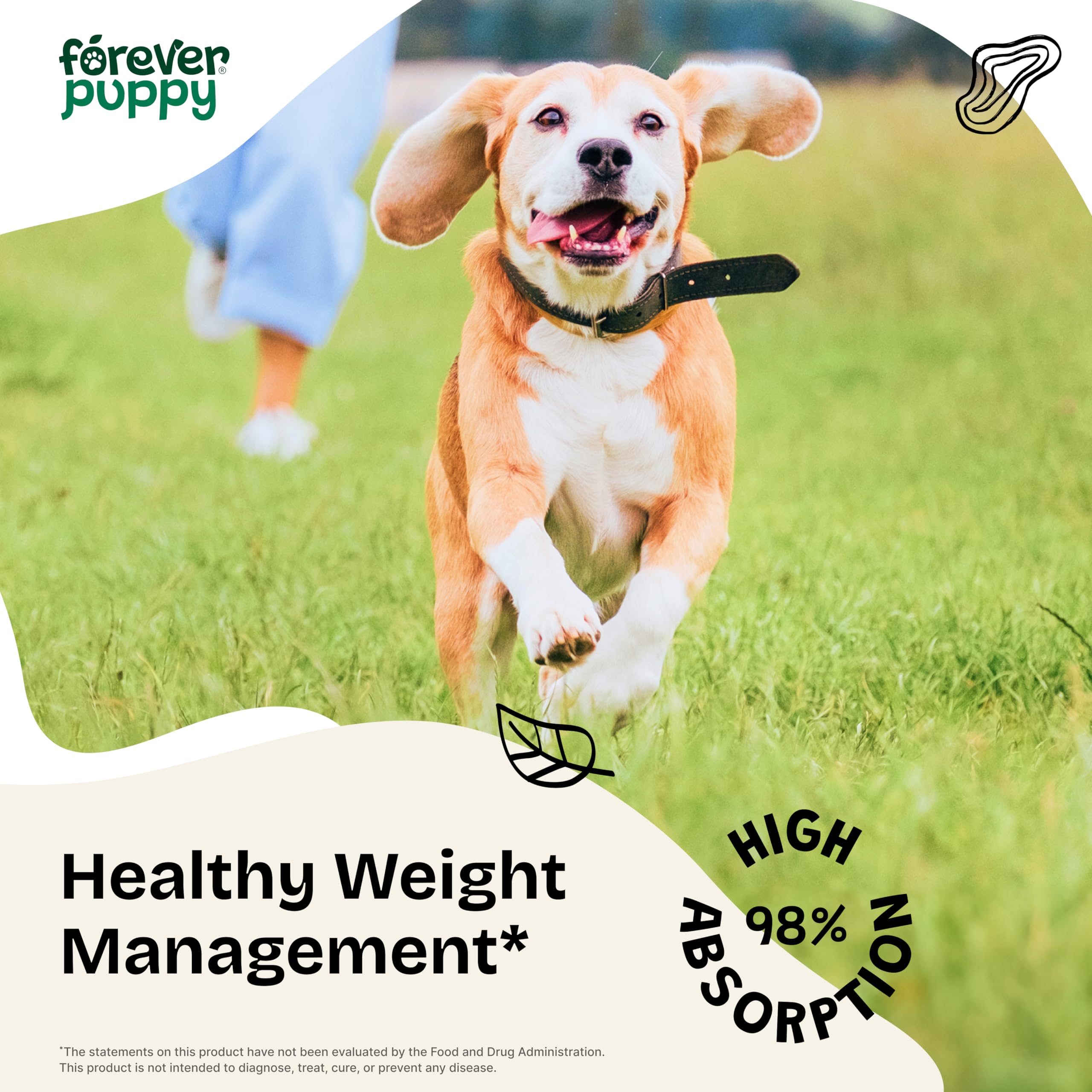 Healthy Weight Management Drops for Dogs - Dog Food Supplements for Energy - Irish Seamoss & Fenugreek Nutrition Support - Liquid Dog Vitamins and Supplements for All Breeds & Sizes - 2 oz