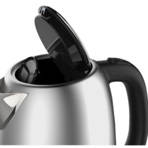 Westinghouse 220 Volt Kettle - Cordless - 1.7 Liter - Stainless Steel - Bundle With Dynastar 220 Volts 240 Volts (Not For USE IN USA)