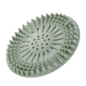 shower drain cover tpr sink hair catcher stopper drain strainer bath shower plug hole hair catcher kitchen sink drain strainer for kitchen bathroom bathtub (blue)