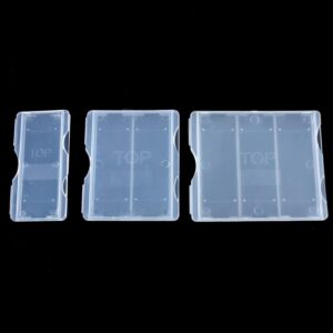 TopHomer Glass Slides Storage Box, Plastic Slides Holder with Division Design for Scientific Research Laboratory Equipment (for 1 PCS Glass Slide)