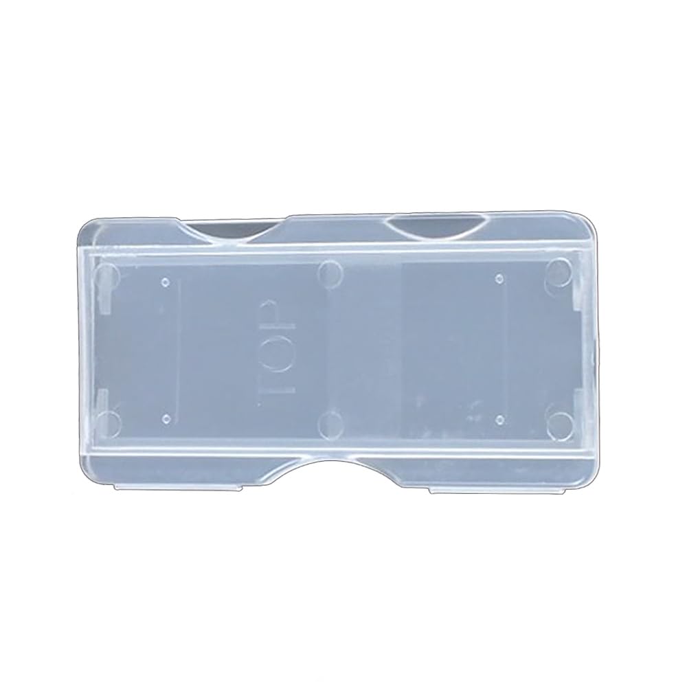 TopHomer Glass Slides Storage Box, Plastic Slides Holder with Division Design for Scientific Research Laboratory Equipment (for 1 PCS Glass Slide)