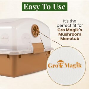 Gro Magik 3" Monotub Filter Discs, Fresh Air Exchange (FAE) Filter Pad Replacements Adhesive Patches for Mushroom Monotub and Fruiting Chamber, 12-Pack