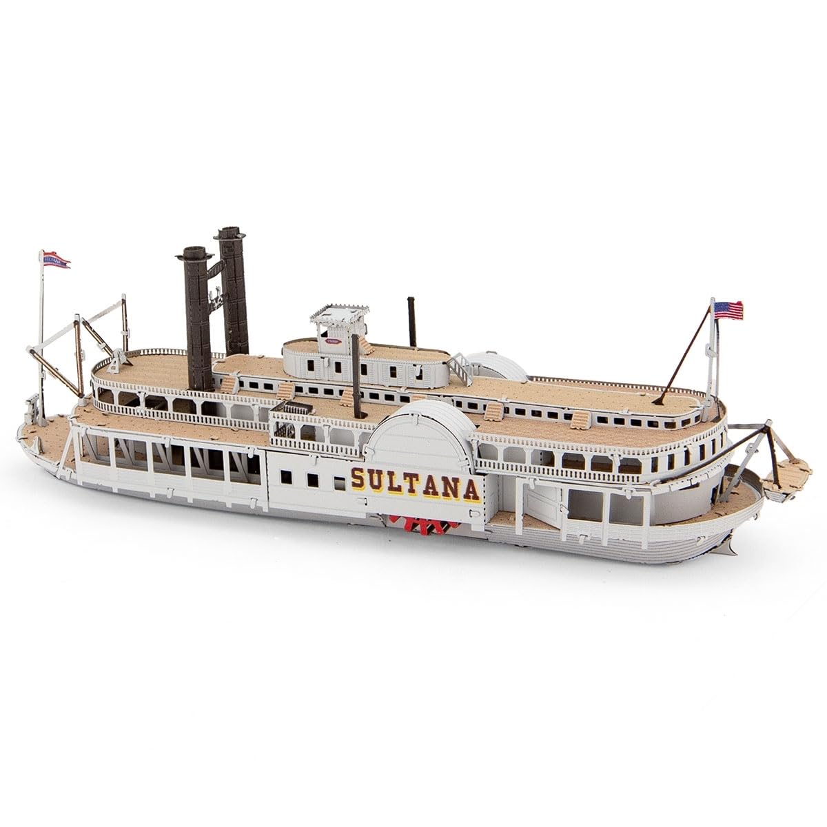 Metal Earth Sultana Steamboat 3D Metal Model Kit Fascinations