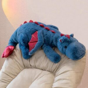 IFX24 Dragon Stuffed Animal, Blue Green Pink White Dragon Plush for Kids, Small Medium and Large Size Plush Dragon Available