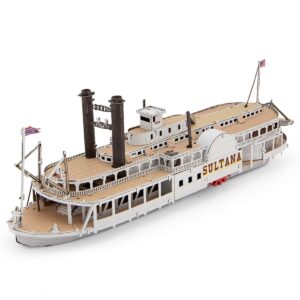 metal earth sultana steamboat 3d metal model kit fascinations