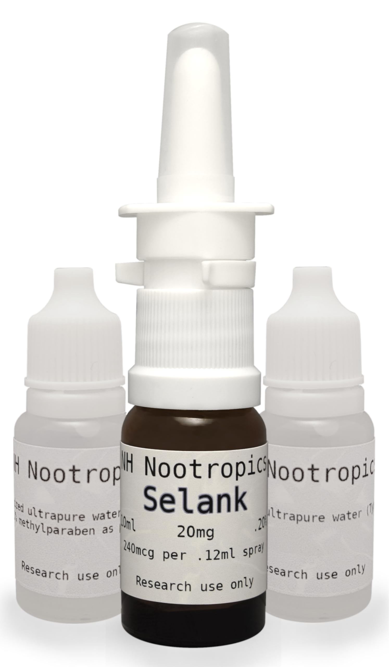 NH Nootropics Selank .20% (240mcg/spray) 20mg, 10ml