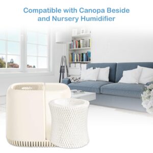 Humidifier Wick Filter Replacement Compatible with Canopy Nursery Humidifiers ONLY, Multi-Layer Filter Made with Wood Pulp, Paper Filter, 3-Pack