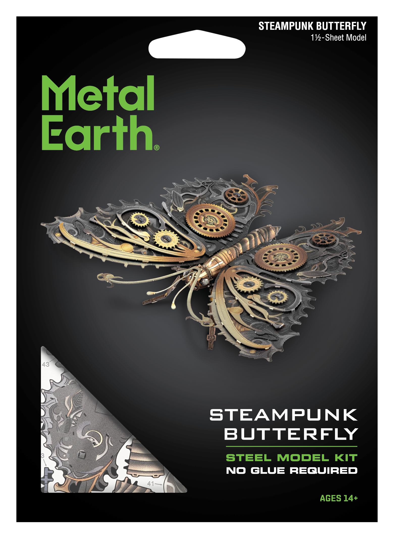 Metal Earth Steampunk Butterfly 3D Metal Model Kit Fascinations