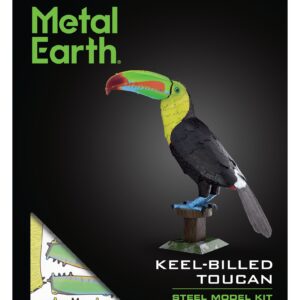 Metal Earth Keel Billed Toucan 3D Metal Model Kit Fascinations