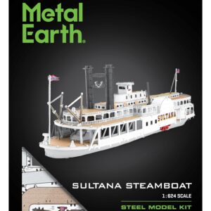 Metal Earth Sultana Steamboat 3D Metal Model Kit Fascinations