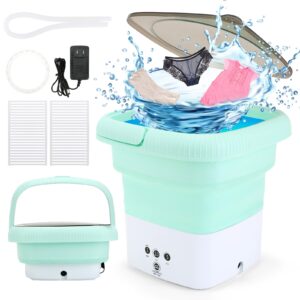 portable washing machine, 6.5l large foldable capacity mini washer of underwear, socks, small clothes deep cleaning for dormitories, hotel, travel, apartment wash machine