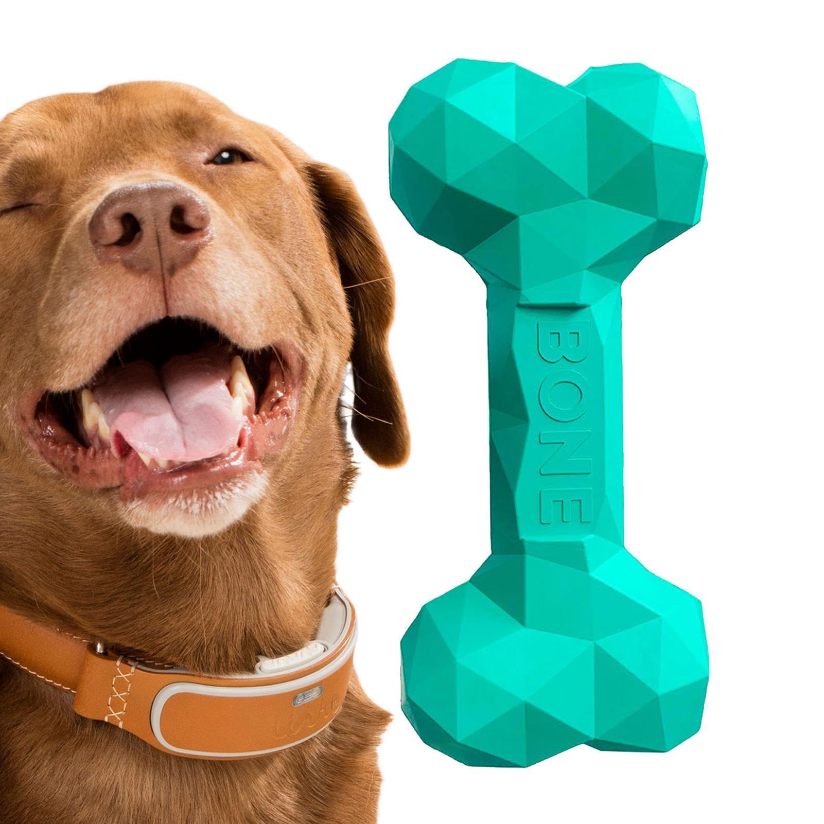 Generic Pet Bone Toy - Puppy Latex Toy, Dog No Stuffing Toys | Soft Silicone Chewer, Bite Resistant Chew, Bite Teeth Grinding Boredom Relief Toys for Dogs Puppies Dentals Health, Latex