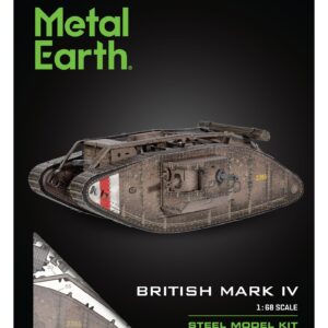 Metal Earth British Mark IV Tank 3D Metal Model Kit Fascinations