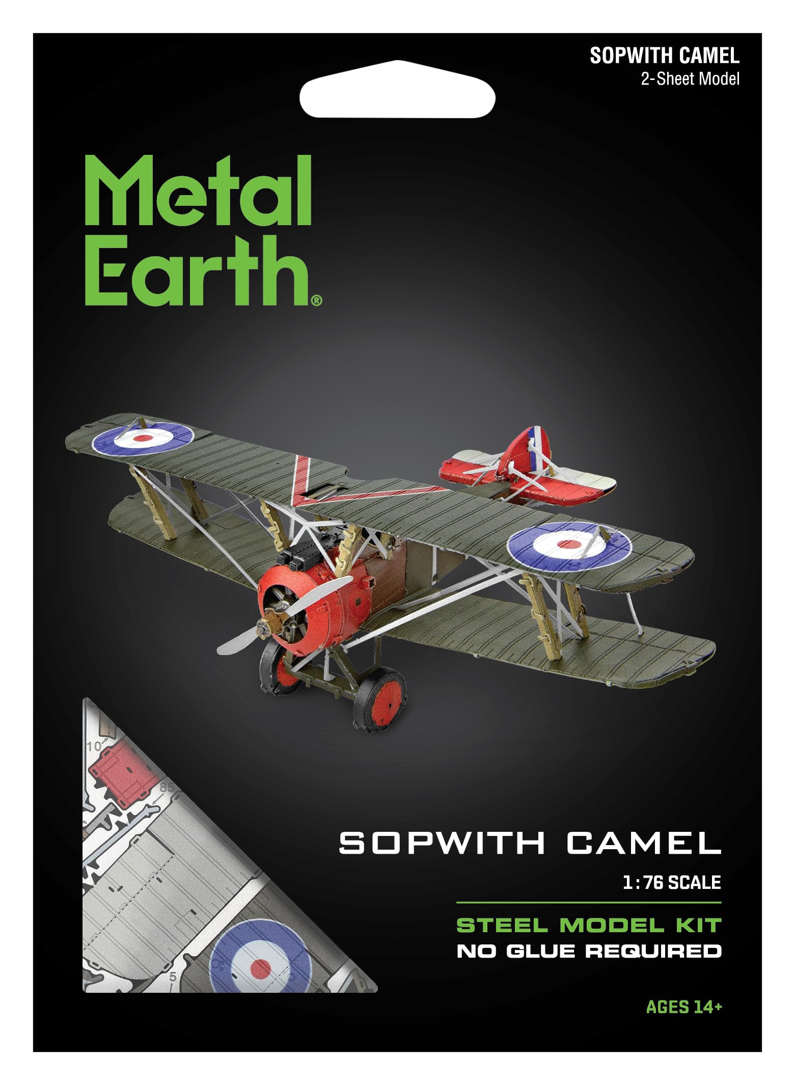 Metal Earth Sopwith Camel 3D Metal Model Kit Fascinations