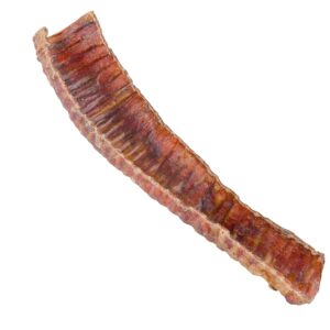 Natural Cravings: Bison Trachea 3 Pack - 12"-13" - Dog Half Trachea Chew Treat, Lg-XL Dogs, Power Chewers, Slow Roasted Single Ingredient, USA Made