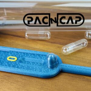 PACnCAP Single Capsule Scoop - Size 0 - A Tool for Weighing and Filling Capsules (Filling Tool for Empty Pill Capsules Filler, Capsules Size # 000 00 0 1 2 3 4 5 (0 Capsule Size), Various