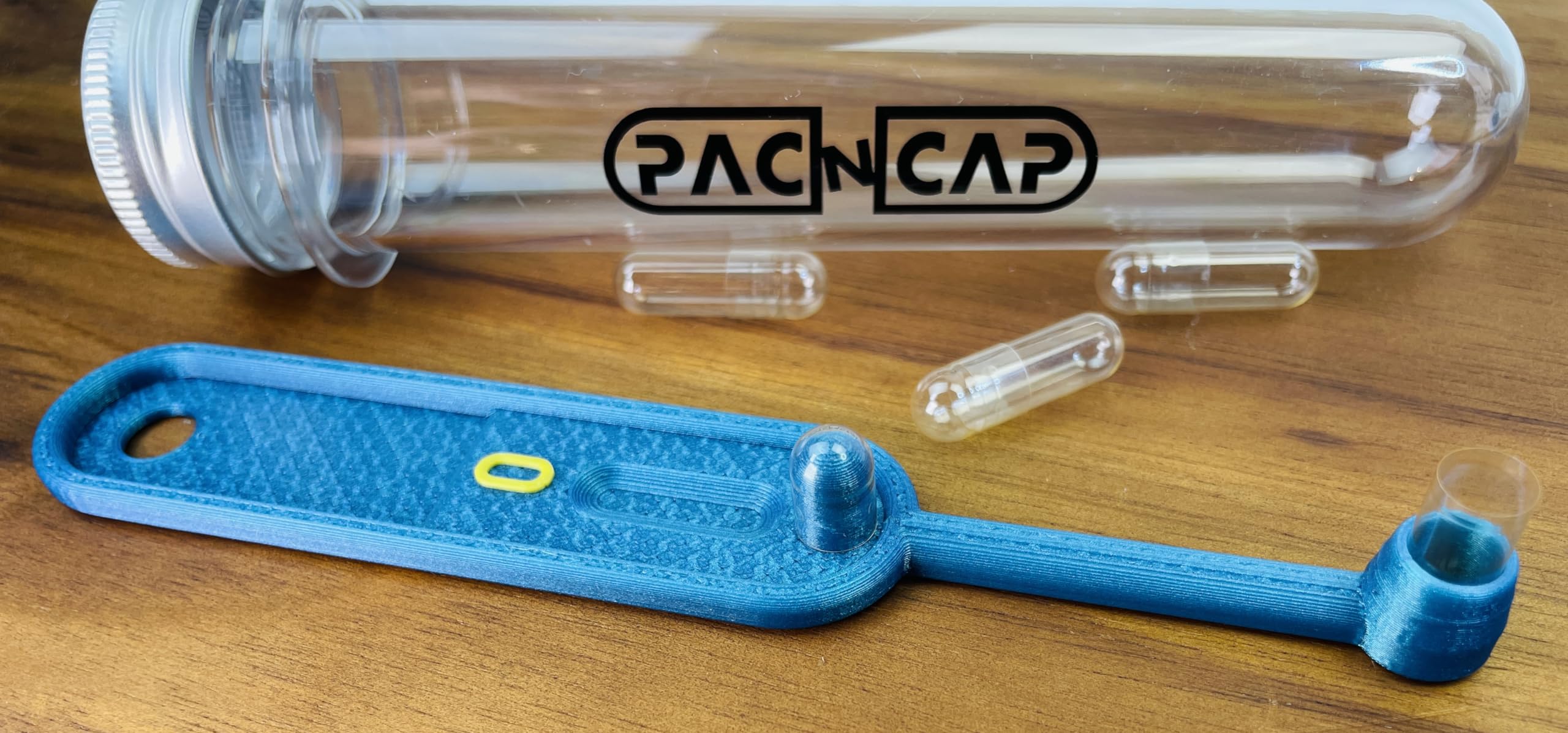 PACnCAP Single Capsule Scoop - Size 0 - A Tool for Weighing and Filling Capsules (Filling Tool for Empty Pill Capsules Filler, Capsules Size # 000 00 0 1 2 3 4 5 (0 Capsule Size), Various