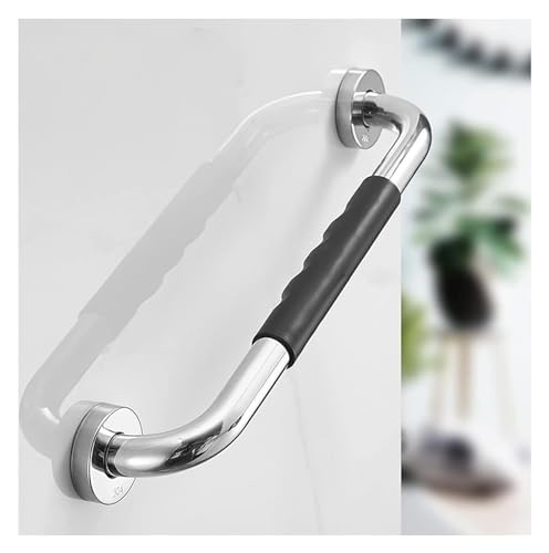 Grab Bar Bathroom Stainless Steel Bath Grab Rail Shower Safety Handrail Anti Slip Rubber Grip Balance Bar Handle for Elderly Disabled Children Kitchen