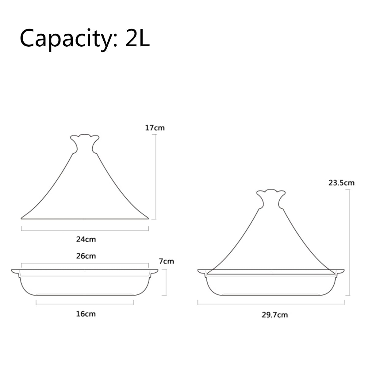 Xgxoz Tagine Cast Iron 4 Qt Cooker Pot Tajine Cooking Enameled Ceramic Lid- 500 F Oven Safe Dish W Large Capacity Cone Shaped Lid High Quality Cookware Gift