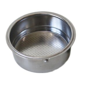 51mm stainless steel coffee filter double layer filter basket stainless steel portafilter basket espresso handle basket compatible for portafilter coffee machine(double cup)