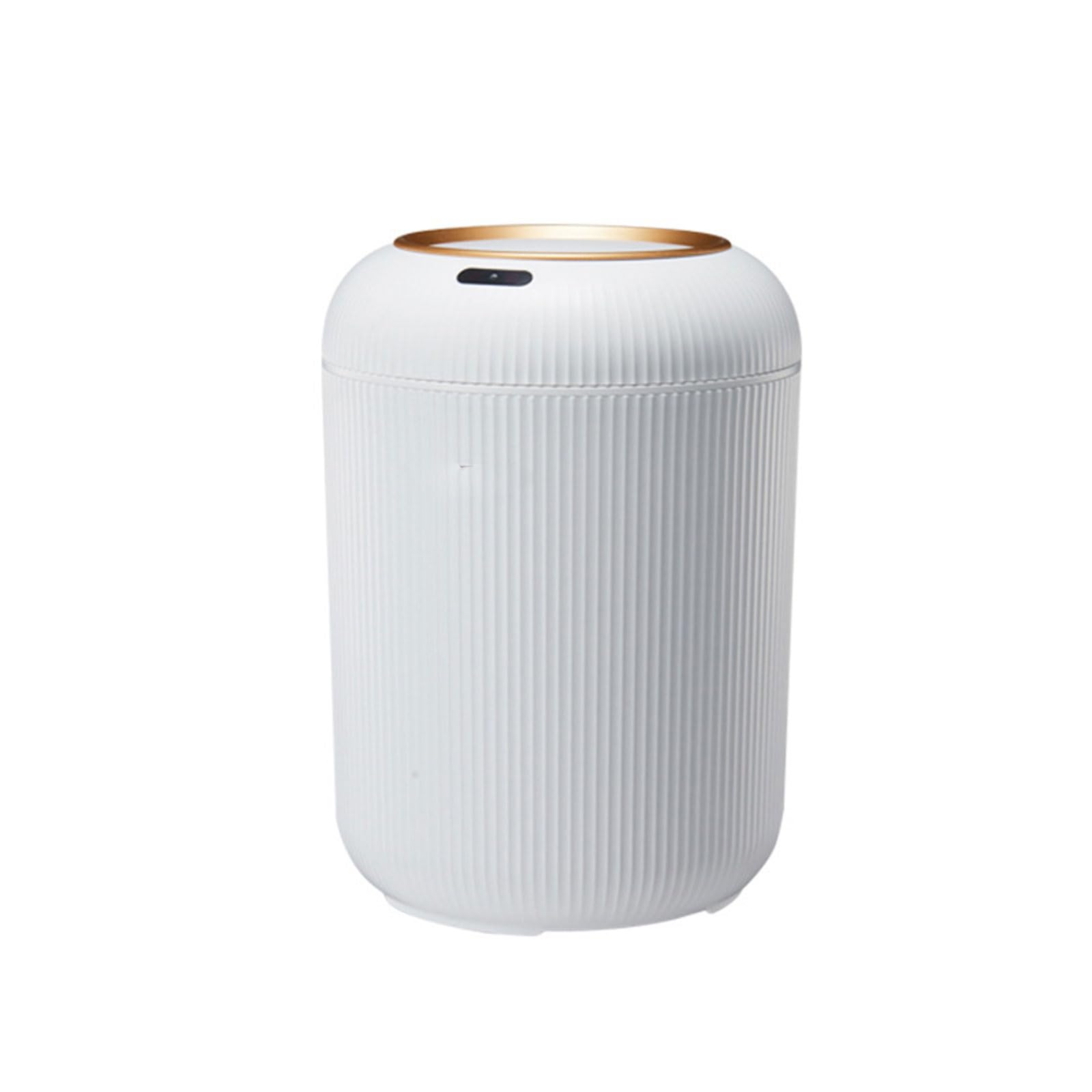 LOXGO Automatic Sensors Trash Can for Bathroom Kitchen Luxury Smart Trash Bin Bedroom Waterproof Electric Waste Bin 9.5L/10L Smart Garbage Bin, White