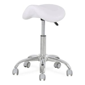 wfcmj comfortable barstools mobile chair ophthalmic saddle chair doctor's stool pu leather dentist chair saddle stool rolling ergonomic swivel chair advanced