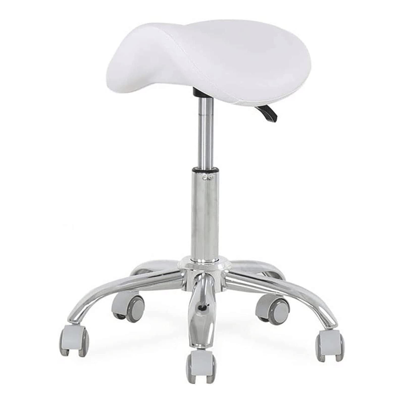 WFCMJ Comfortable Barstools Mobile Chair Ophthalmic Saddle Chair Doctor's Stool Pu Leather Dentist Chair Saddle Stool Rolling Ergonomic Swivel Chair Advanced