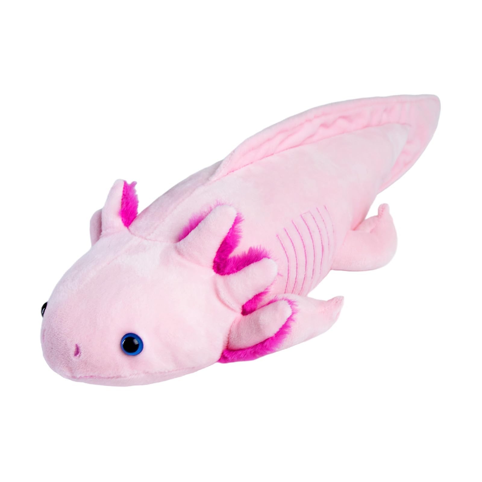 Roqei Axolotl Plush - Soft Axolotl Stuffed Animal Plush Toy,19 Inch Cute Salamander Plush Pillow, Kawaii Plushie Toy, Axolotl Gifts for Kids and Youth (Pink)