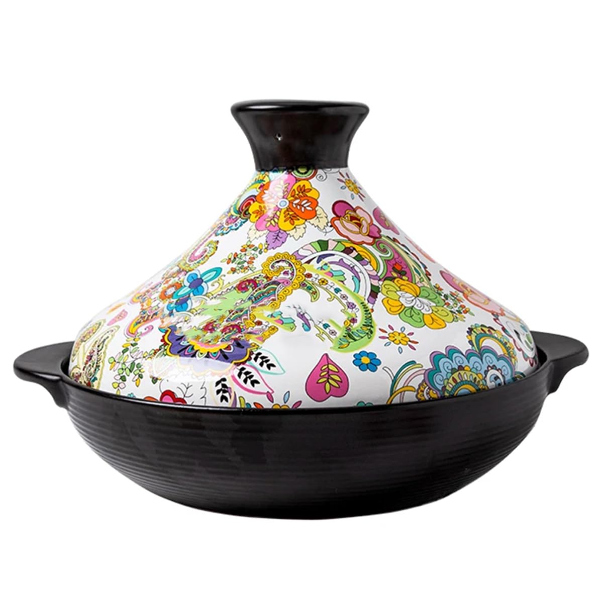 Xgxoz Tagine Pot Ceramic Non Stick Tagine with Lids for Cooking Slow Casserole Dishes Pan Electromagnetic Cooker Tajine Pot