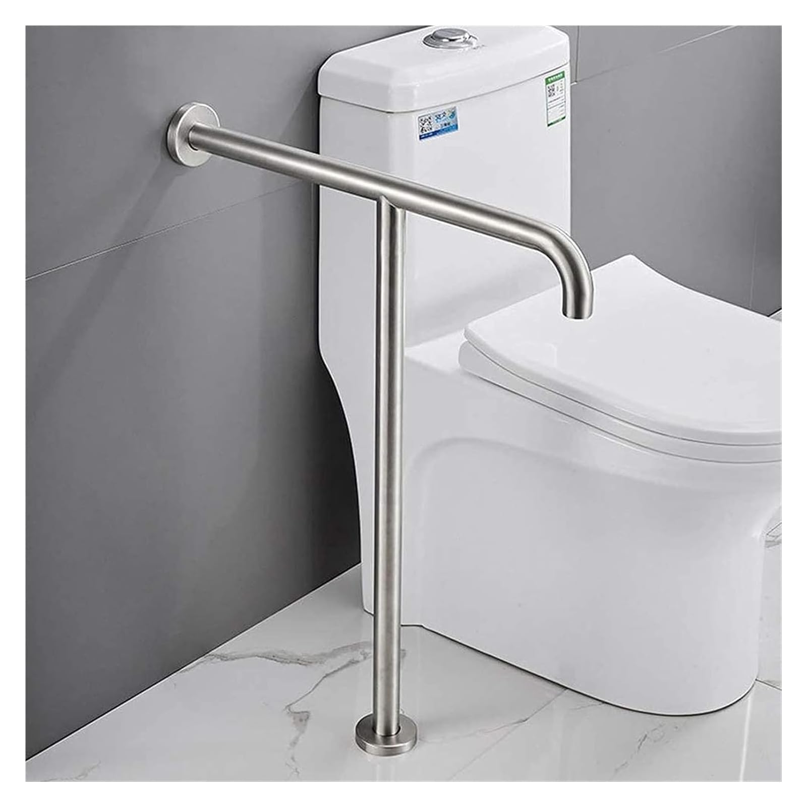 Grab Bar Bath Bathroom Rails, Stainless Steel Anti-Slip Safety Support Handle Shower Elderly Child Toilet Kitchen Anti-Slip Handrail