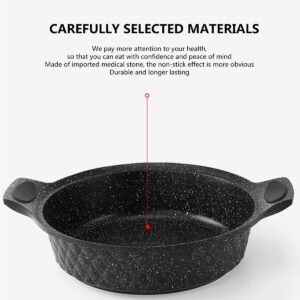 Xgxoz Tagine Pot with Ceramic Lid for Cooking 4.1Litre 32Cm Traditional Tender Slow Cook Tajin Casserole Pan for Induction Gas Electric Ceramic Hobs Safe,Black