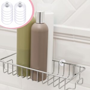 12PCS Screw Suction Cups Glass Suction Pads Clear PVC Plastic Sucker Pads Without Hook Round Threads Suction Cups with Knurled Nut Clear for Outdoor Kitchen Bathroom Window Mirror Daily Hanging(25MM)