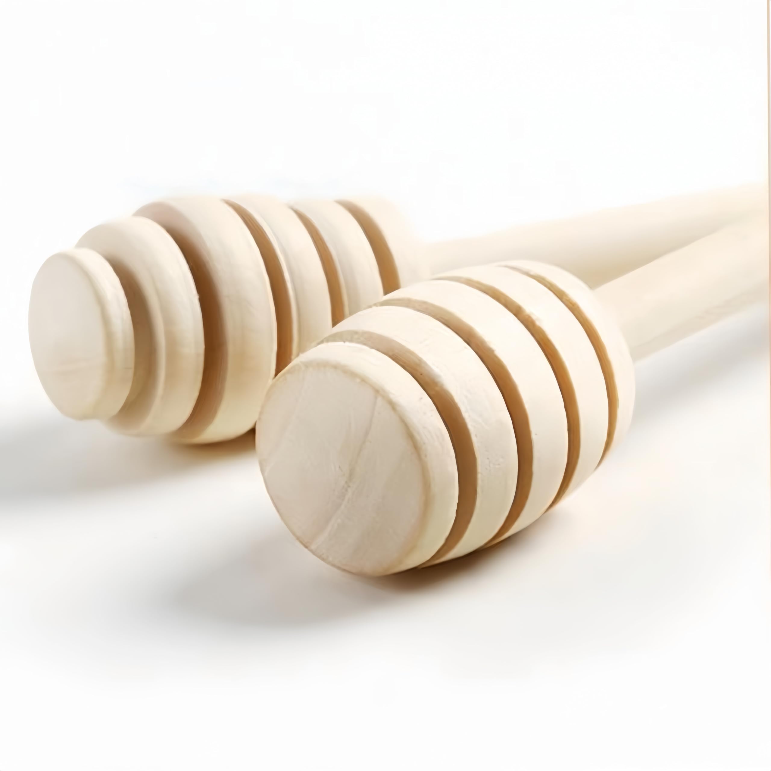 4 Pcs Wooden Honey Dipper Sticks,3 Inches Honey Comb Stick Honey Spoon Honey Wand for Honey Collecting Dispensing Drizzling Jam