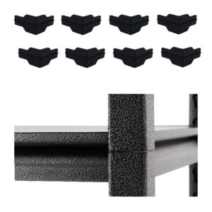 emalpe whalen post insert corner connector for shelving costco (8 pcs), black