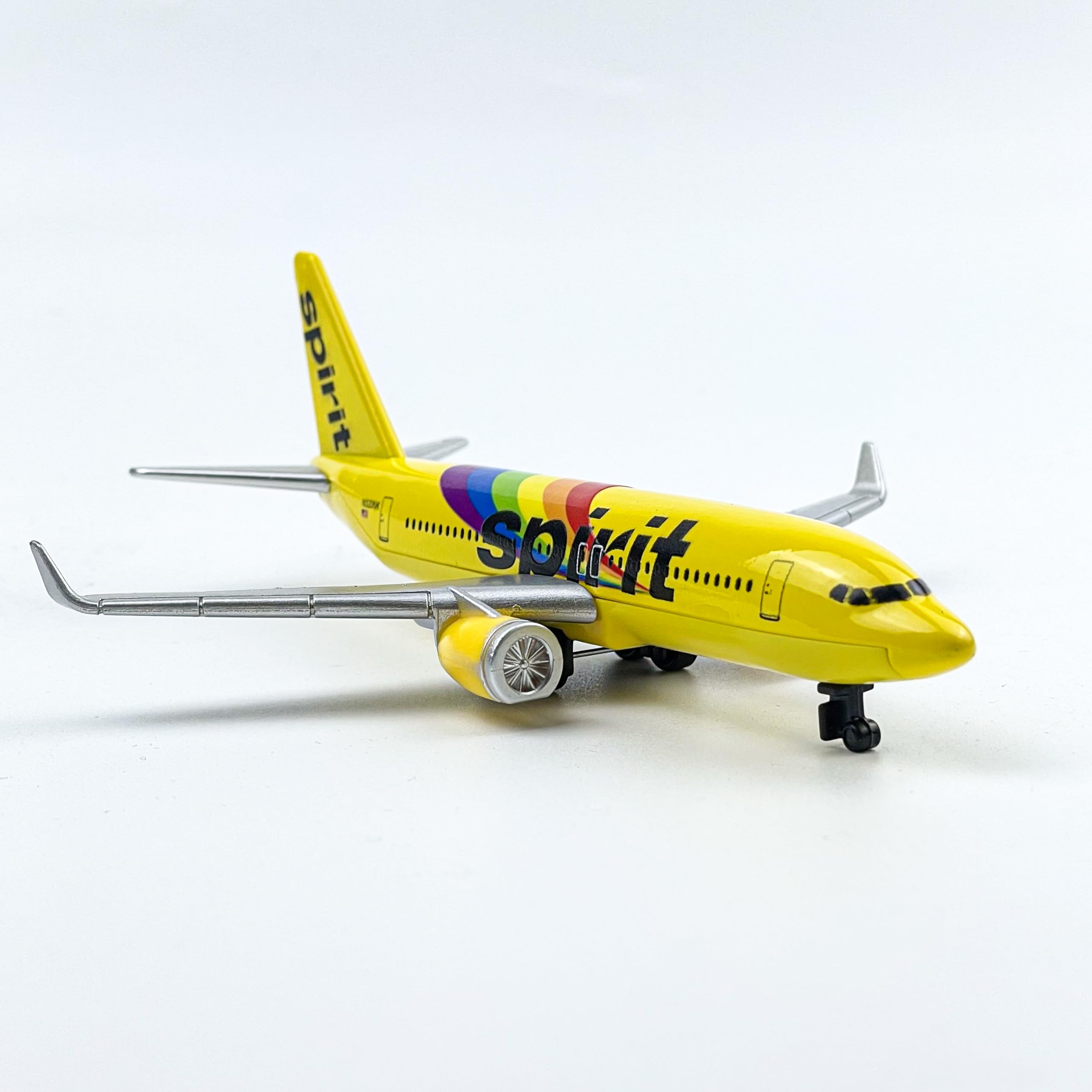 AVIAMUSE Spirit Model Airplane, Rainbow Livery Planes Model Aircraft Suitable for Collection and Christmas, Birthday Gifts