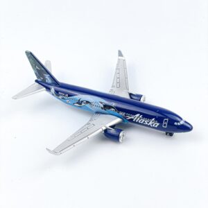 AVIAMUSE Model Airplane, Alaska West Coast Wonders Whales Planes Model Aircraft Suitable for Collection and Christmas, Birthday Gifts