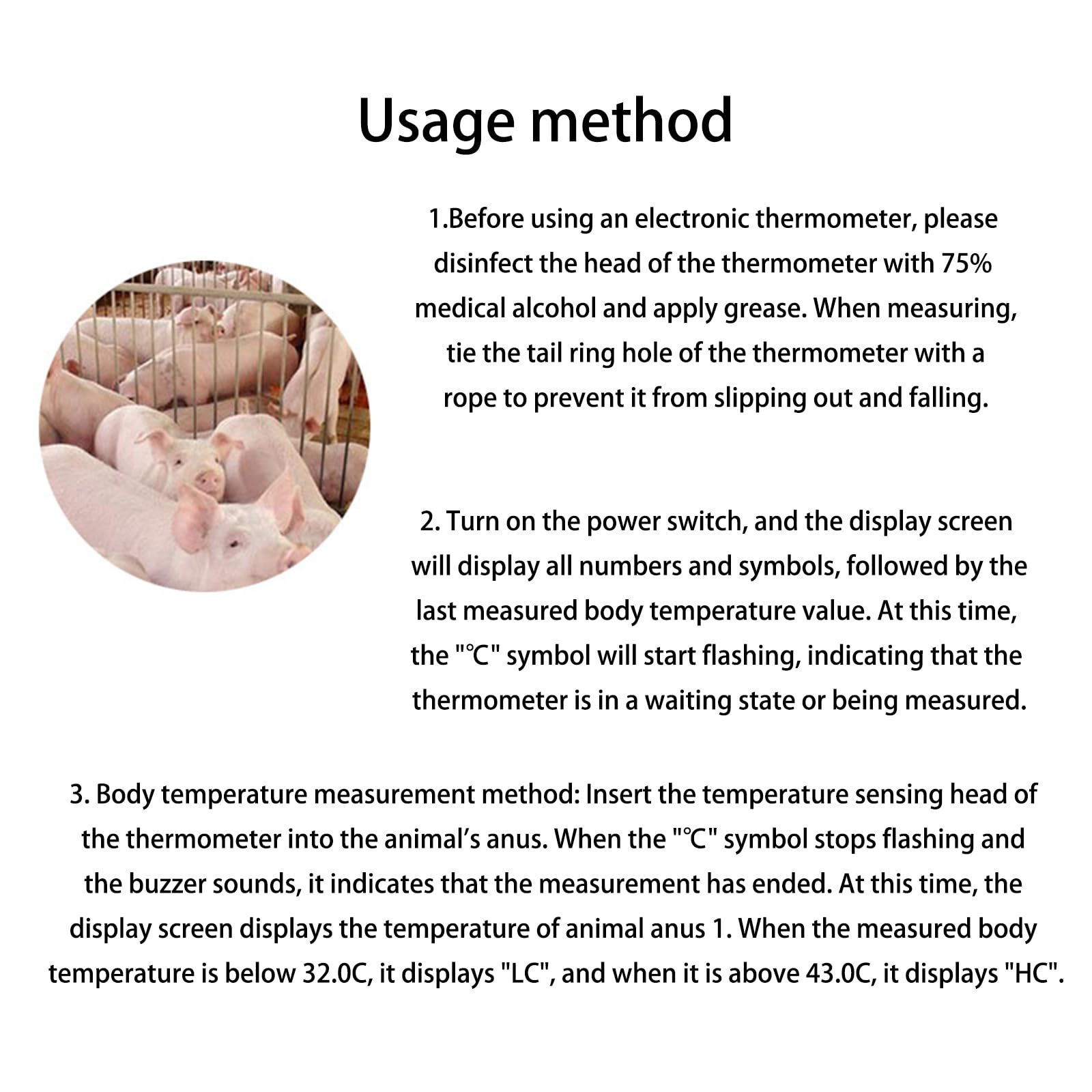 Waterproof Pet Digital Thermometer For Pet Owners And Veterinary Clinic Ensuring Accurate Temperature Measurement Easily Pet Thermometer For Dogs Pet Thermometer For Cats Ear Pet Thermometer For Cow