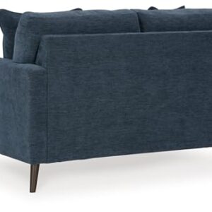 Signature Design by Ashley Bixler Loveseat, 57" W x 38" D x 37" H, Blue