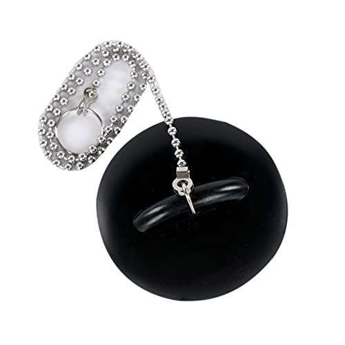 lazyfun Bathroom Bathtub Drain Stopper Rubber Sink Stopper Drain Plug With Ball Chain For Bathtub Kitchen And Bathroom Drain Stopper Bathroom Tub Sink