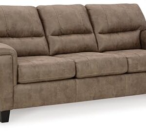 Signature Design by Ashley Navi Queen Sofa Sleeper, 89" W x 38" D x 39" H, Dark Brown