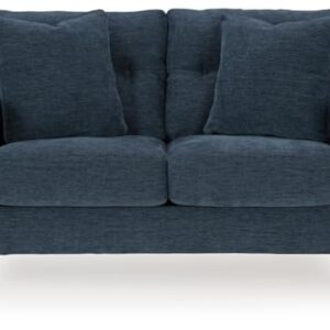 Signature Design by Ashley Bixler Loveseat, 57" W x 38" D x 37" H, Blue