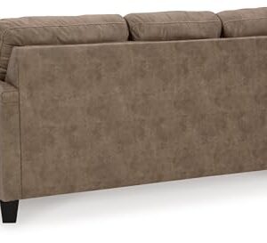 Signature Design by Ashley Navi Queen Sofa Sleeper, 89" W x 38" D x 39" H, Dark Brown