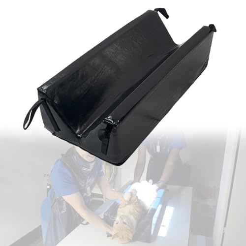 Pet Ultrasound Positioner - Veterinary X-Ray Immobilizer Wedge, V Shaped Troughs Abdominal Diagnostic Supplies for Cat & Dog (S:21.6"L x 10.2"W x 6.7"H)