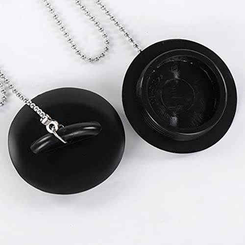 lazyfun Bathroom Bathtub Drain Stopper Rubber Sink Stopper Drain Plug With Ball Chain For Bathtub Kitchen And Bathroom Drain Stopper Bathroom Tub Sink