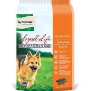 Nutrena Loyall Life Grain All Life Stages Beef with Sweet Potato Receipt Dog Food, 30 Pound (Pack of 1)