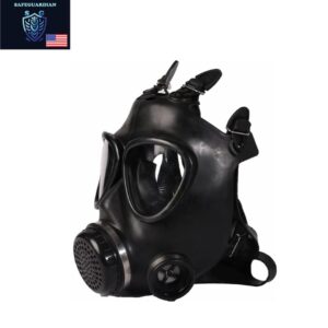 SafeGuardian Gas Mask Face Respirator CBRN Mask Israeli Military Grade Mask Survival & Tactical Gas Mask for Chemical Fumes, Particulates, and Smoke Protection, Military Grade Construction