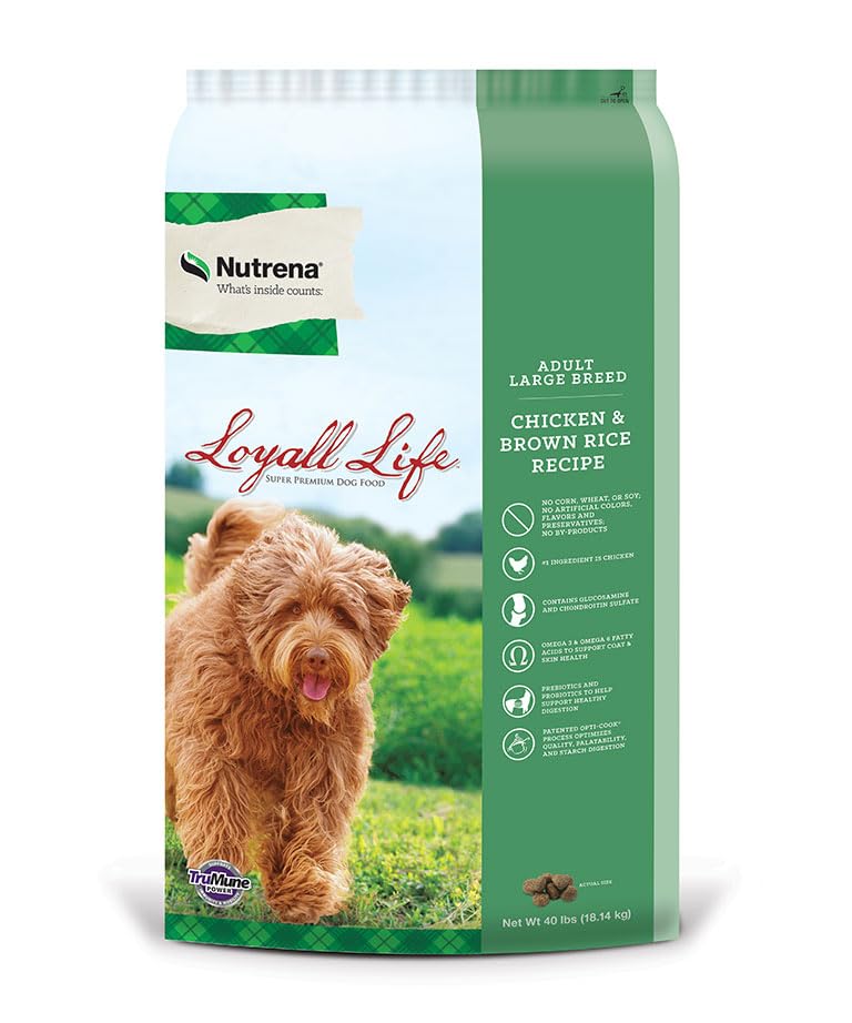 Nutrena Loyall Life Large Breed Chicken & Brown Rice Adult Dog Food 40 Pounds