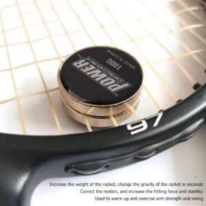 WGFOIP Tennis Racket Swing Weight Training Aid, Increase Hitting Force Correct Motion and Build Muscle Memory with 100g Weight for Fast Swing Speed