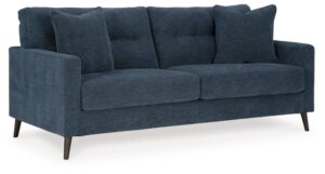 signature design by ashley bixler sofa, 79" w x 38" d x 37" h, blue