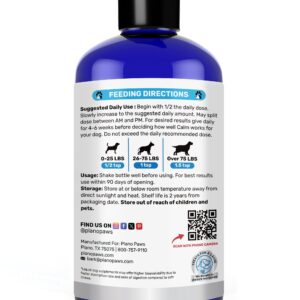 Dog Anxiety Relief - Faster Absorption Than Hemp Calming Chews for Dogs - Dog Calming Chews Alternative - Hemp Oil and Melatonin for Dogs - Liquid Dog Calming Treats for Thunder, Fireworks, Sleep Aid